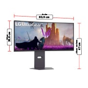 Monitor LG UltraGear Dimenciones